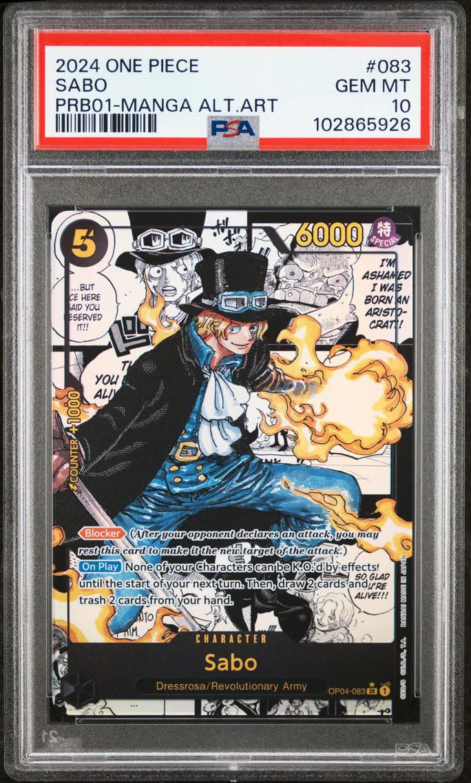 2024 #083 Sabo PSA 10 One Piece 