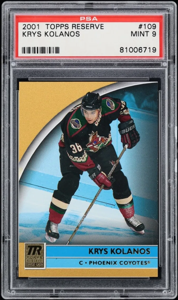 2001 #109 Topps Reserve Krys Kolanos /1599 MINT PSA 9