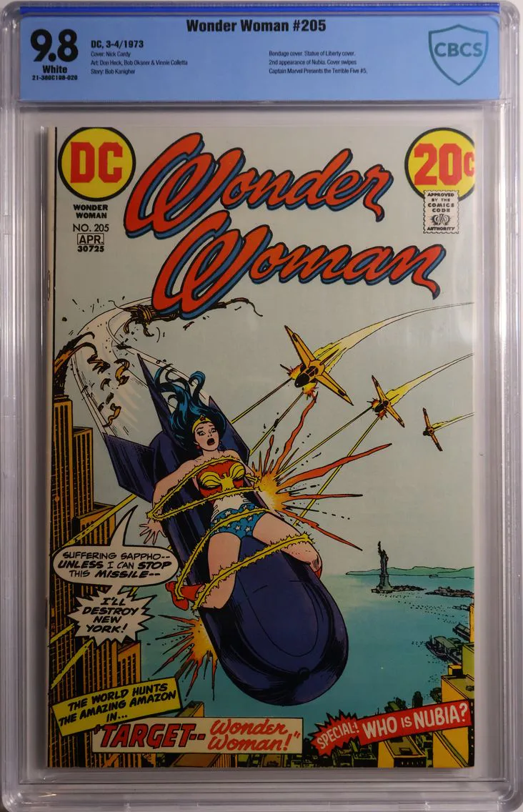 1973 #NA 1973 Wonder Woman #205 CBCS 9.8 DC Comics CBCS 9.8