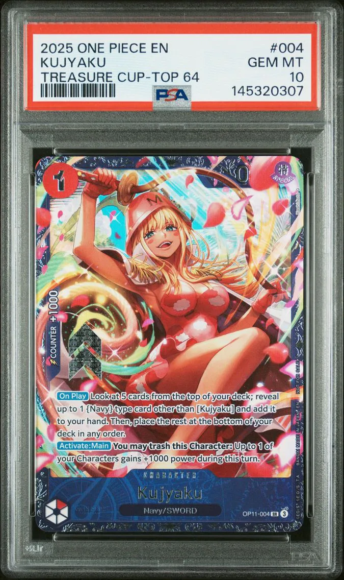 2025 #004 Kujyaku PSA 10 Promos One Piece