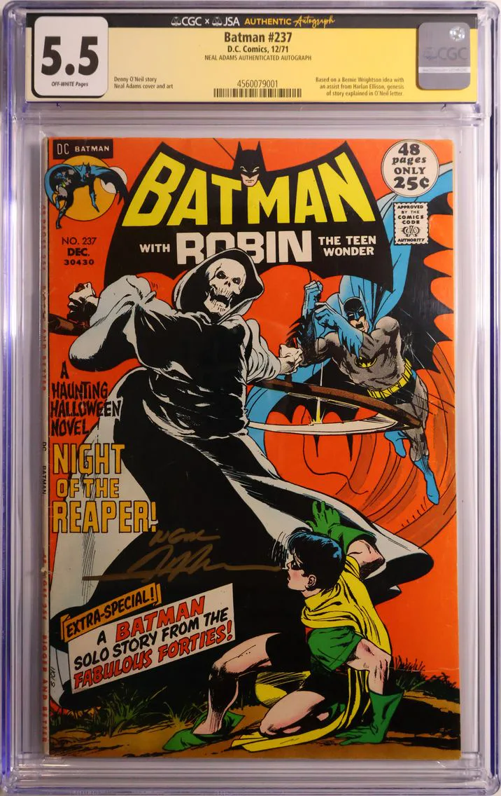 1971 #NA 1971 Batman #237 CGC 5.5 DC Comics CGC 5.5