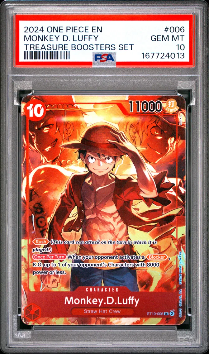 2024 #006 Monkey D. Luffy PSA 10 One Piece Promos