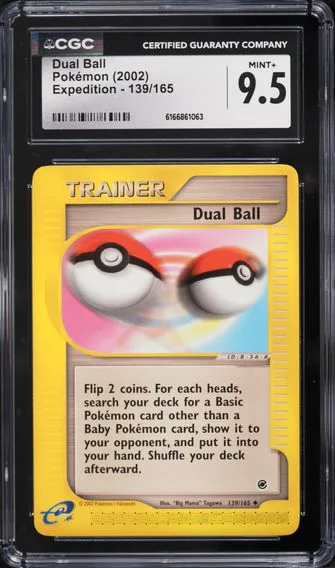 2002 Pokemon Expedition Dual Ball #139 CGC 9.5 MINT+