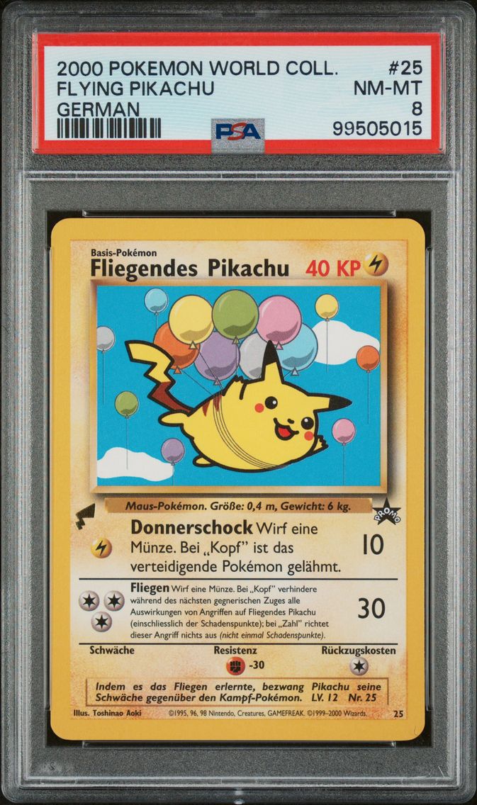 2000 #25 Flying Pikachu PSA 8 Pi