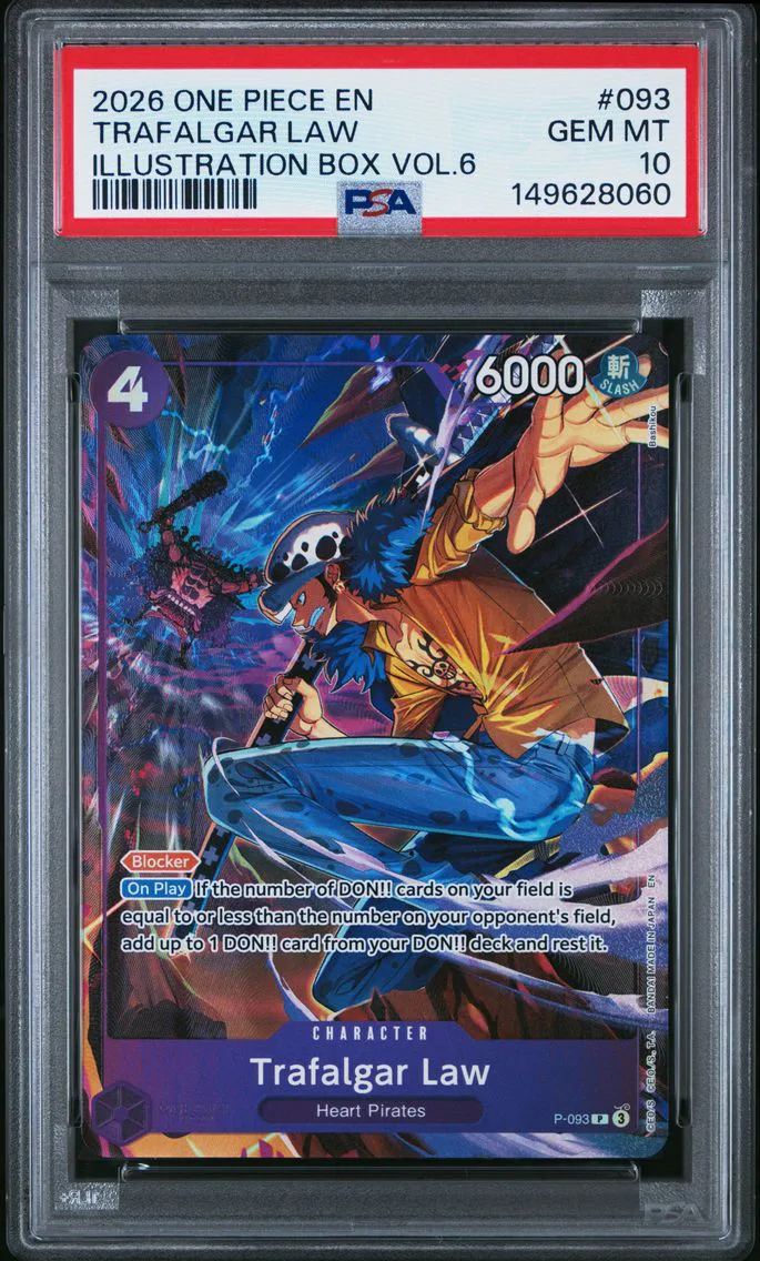 2026 #093 Trafalgar Law PSA 10 One Piece Promos