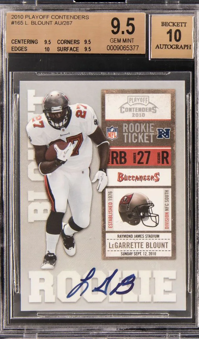 2010 PLAYOFF CONTENDERS #165 LEGARRETTE BLOUNT