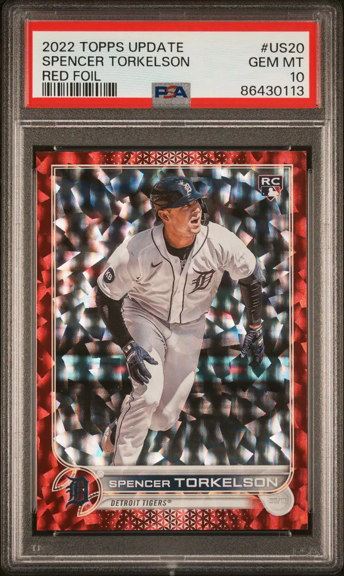 2022 #US20 Spencer Torkelson PSA 10 Topps Update