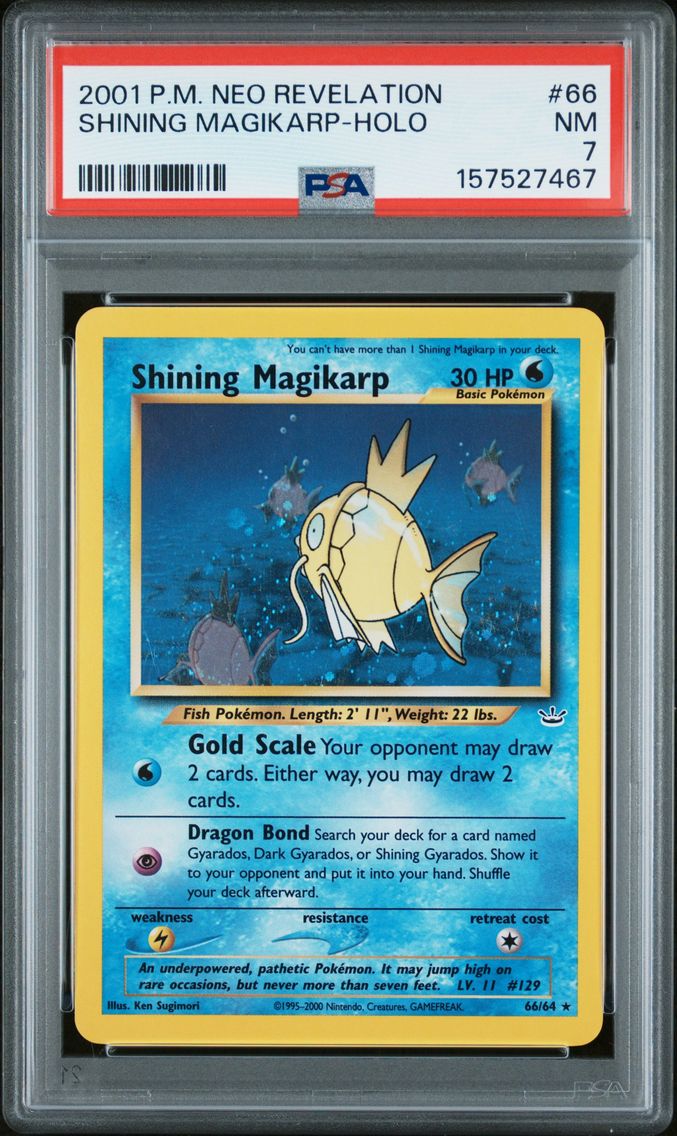 2001 #66 Shining Magikarp-Holo P