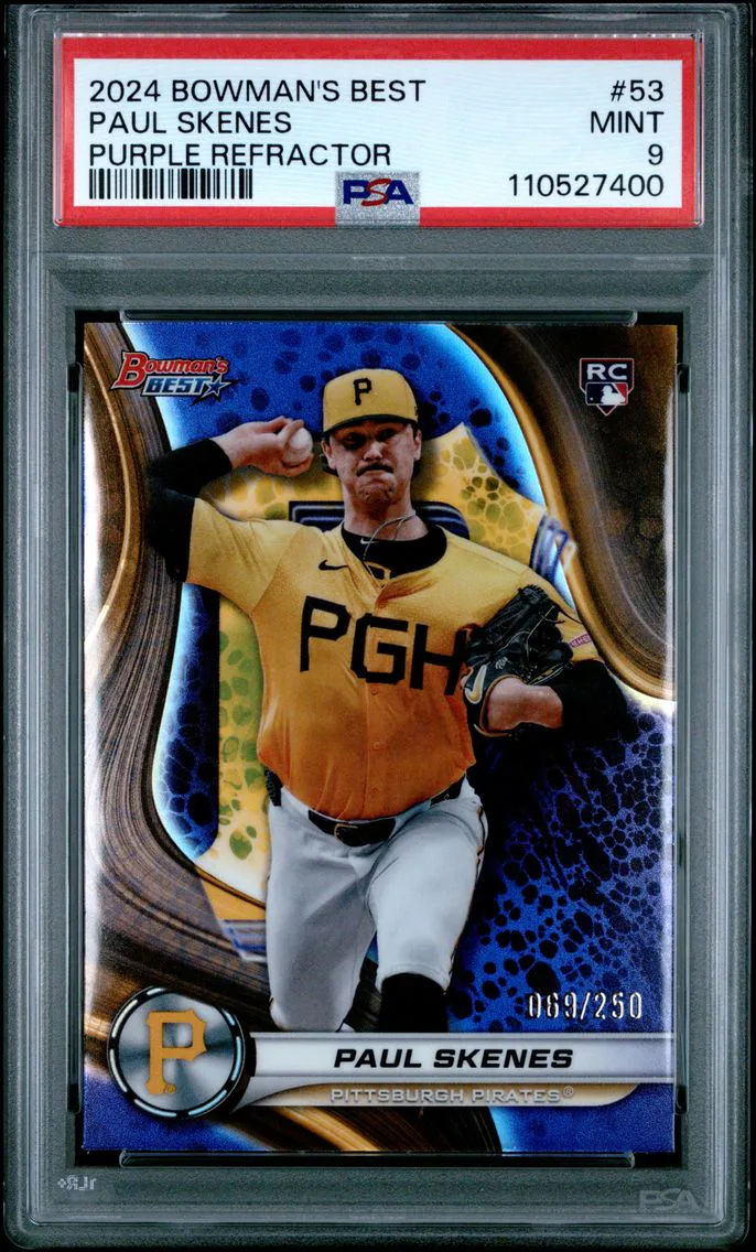 2024 #53 Paul Skenes PSA 9 Bowman's Best