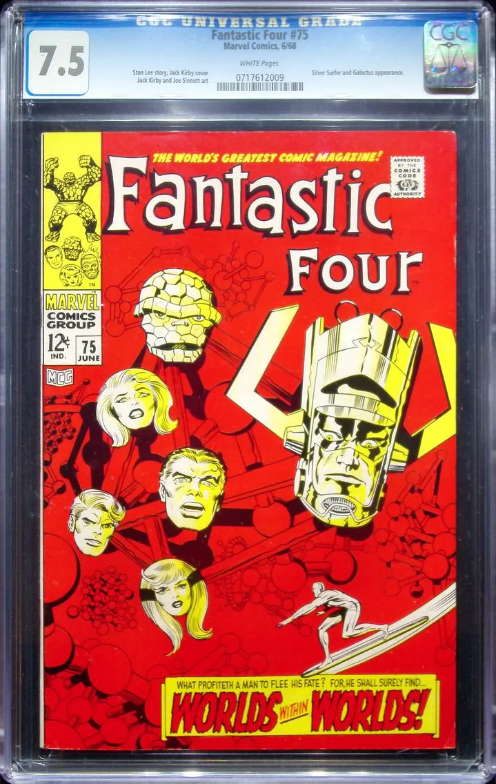 1968 Fantastic Four #75 CGC 7.5 