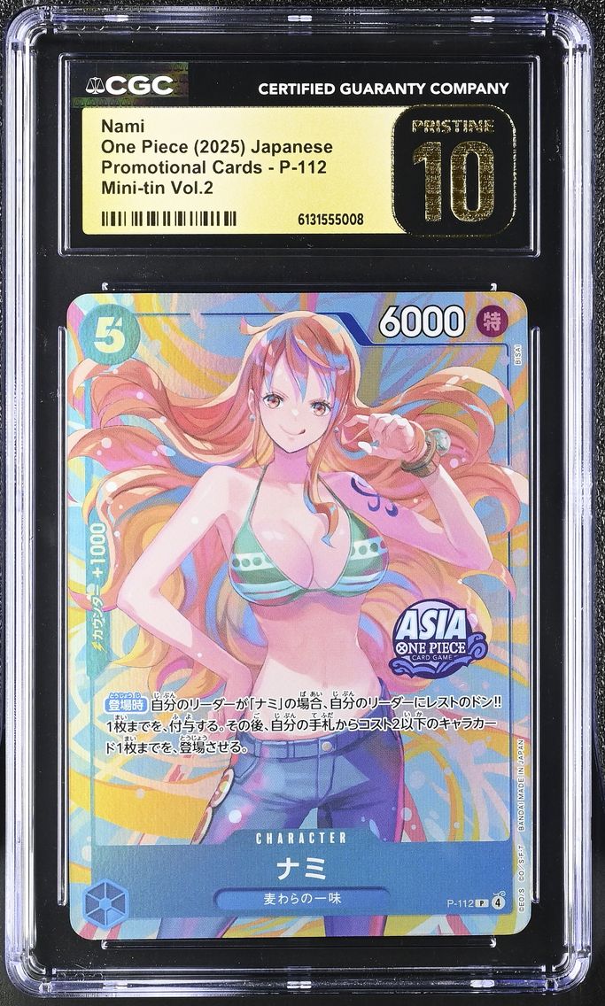 2025 #P-112 Nami CGC 10 Pristine