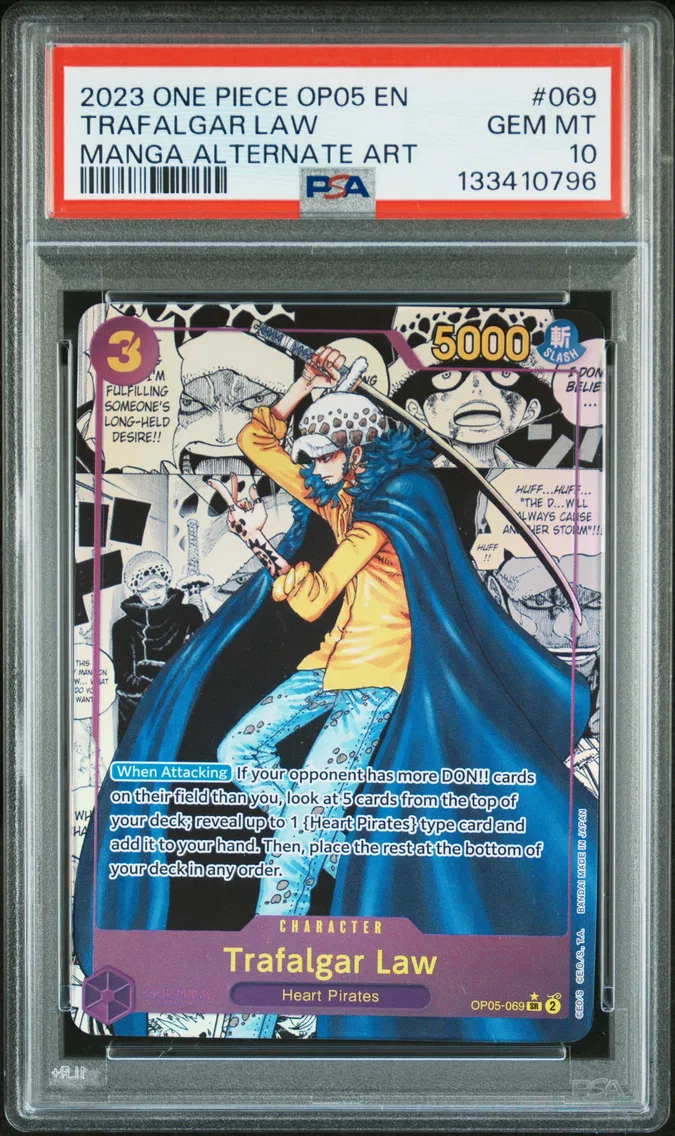 2023 #069 Trafalgar Law PSA 10 O