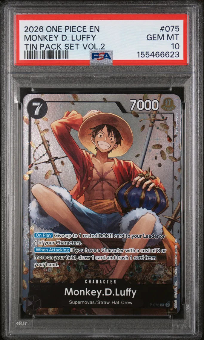 2026 #075 Monkey D. Luffy PSA 10 One Piece Promos