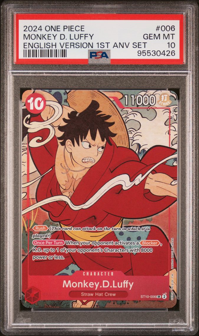 2024 #006 Monkey D. Luffy PSA 10