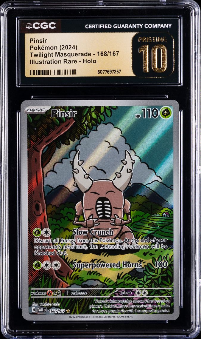 2024 #168 Pinsir CGC 10 Pristine