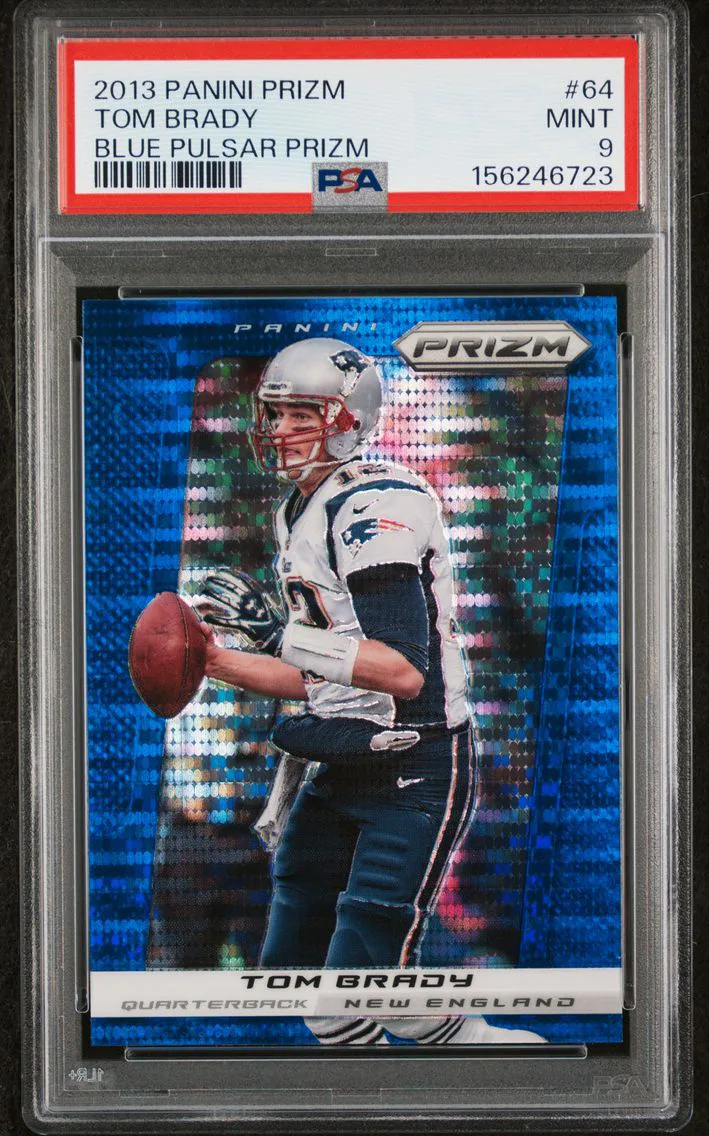 2013 #64 Tom Brady PSA 9 Panini Prizm