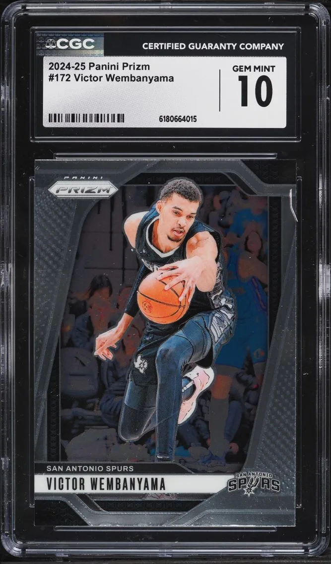 2024 Panini Prizm Victor Wembanyama #172 CGC 10 GEM MINT