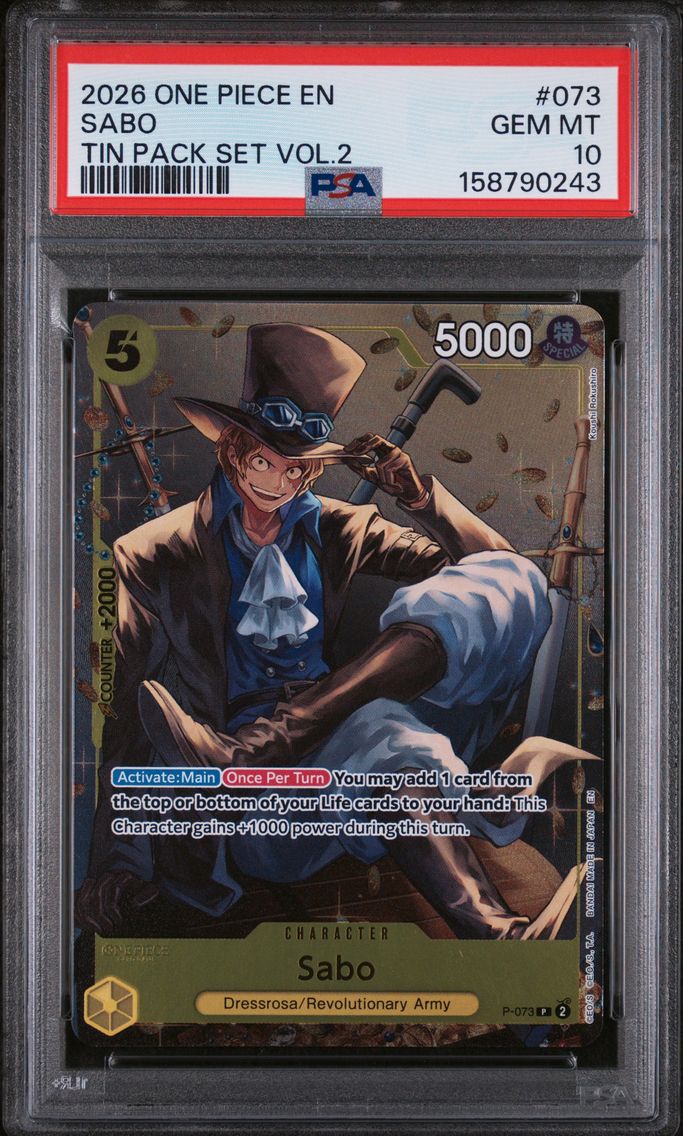 2026 #073 Sabo PSA 10 One Piece Promos