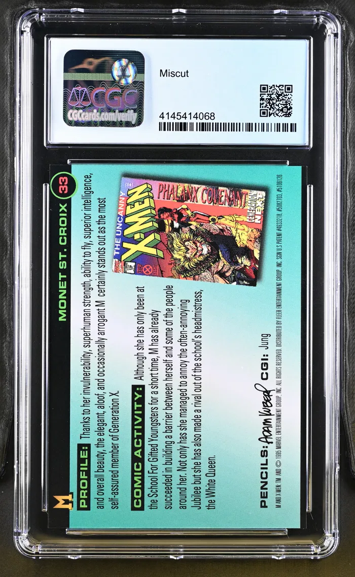 1995 #33 M CGC 9 Fleer Ultra X-M