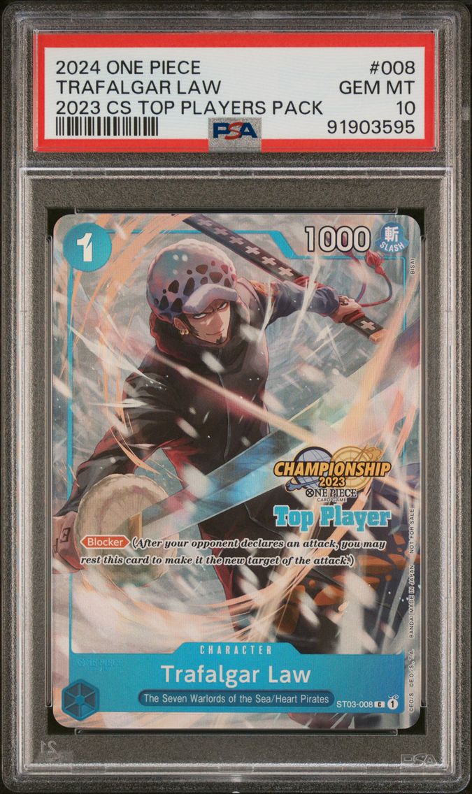2024 #008 Trafalgar Law PSA 10 O