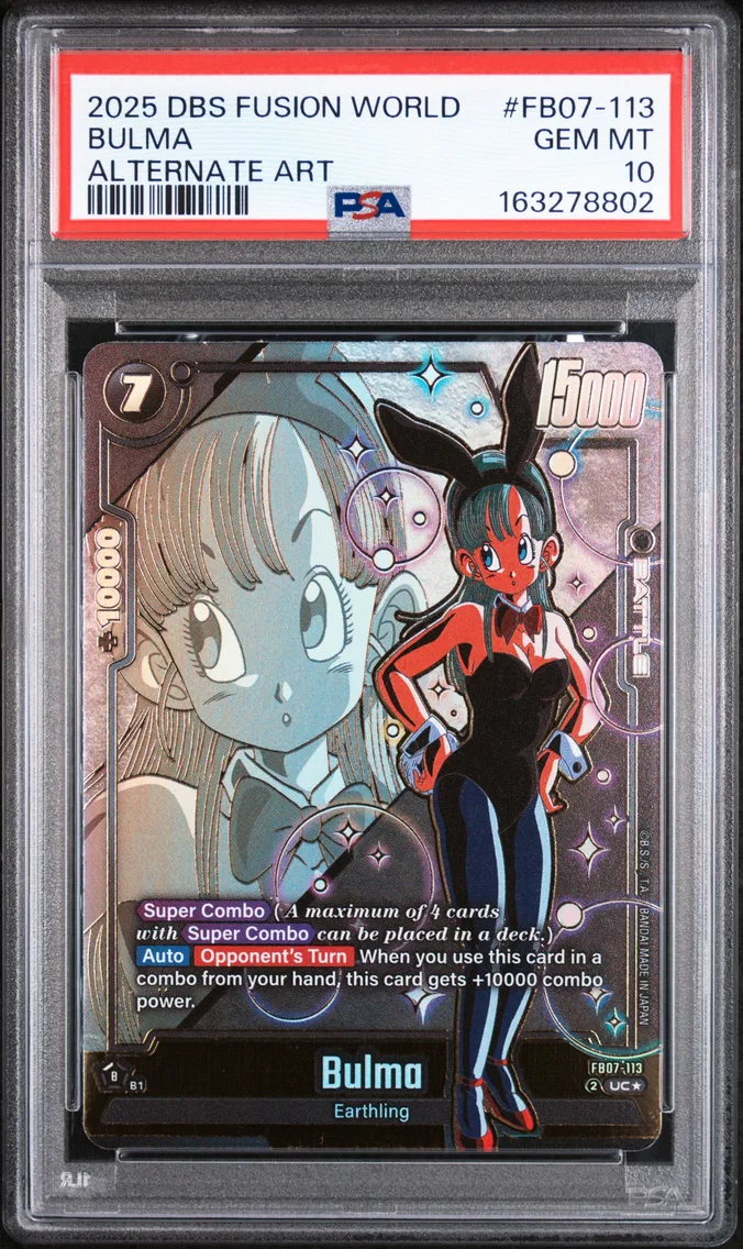 2025 #FB07-113 Bulma PSA 10 Dragon Ball Super Card Game Fusion World Wish for Shenron