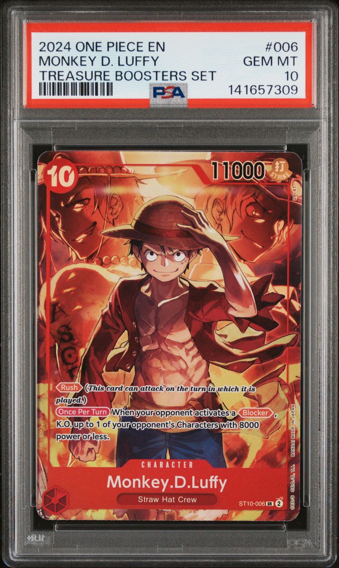 2024 #006 Monkey D. Luffy PSA 10 One Piece Promos