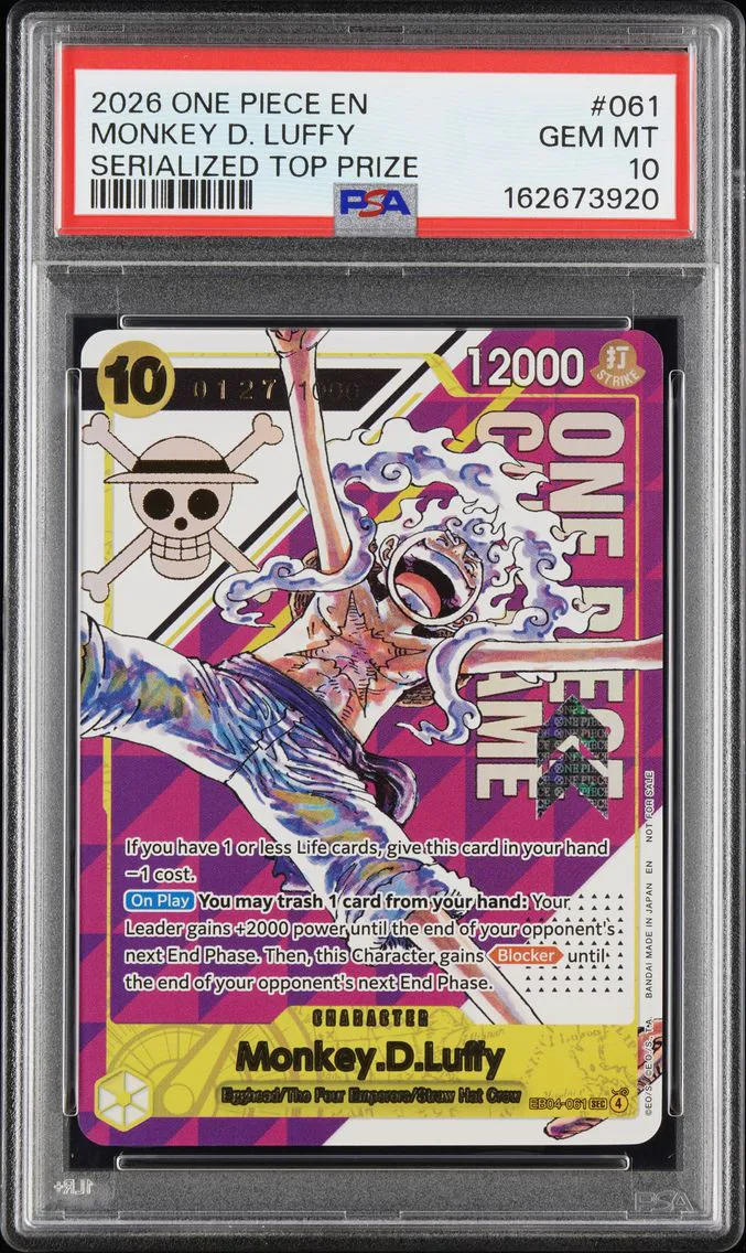 2026 #061 Monkey D. Luffy PSA 10