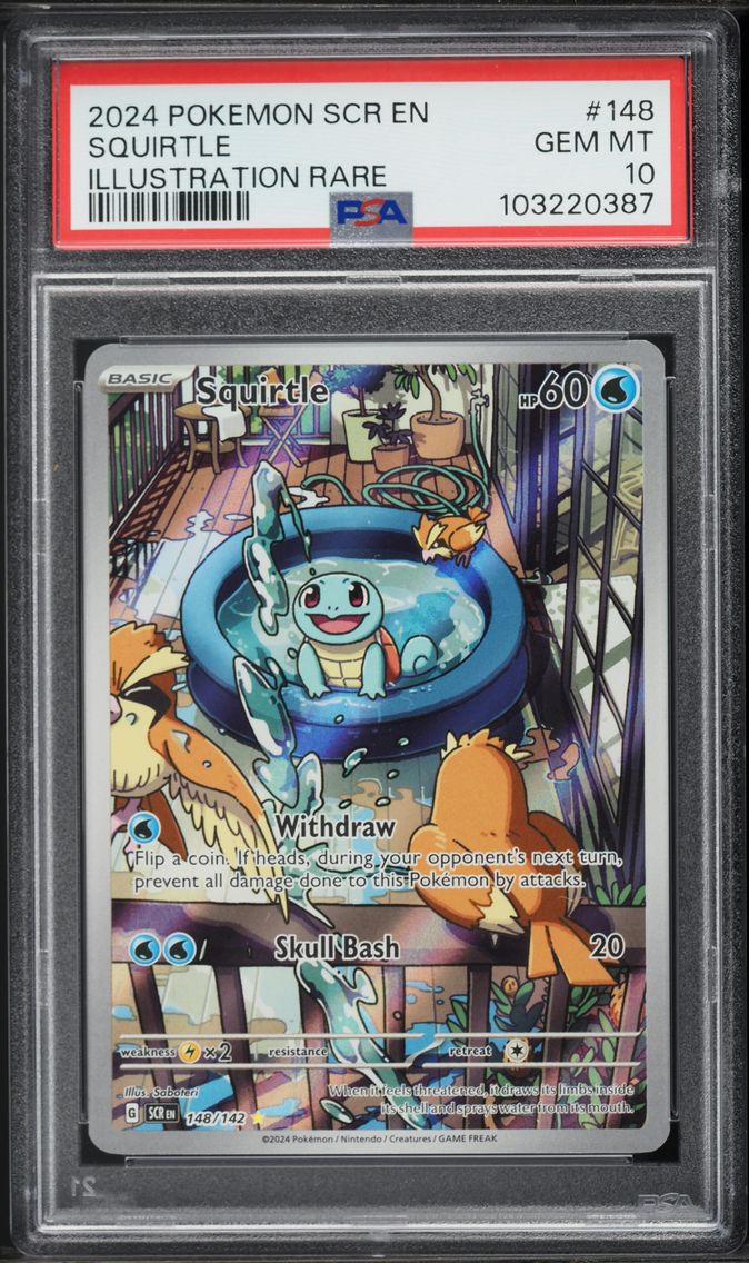2024 #148 Squirtle PSA 10 Stella