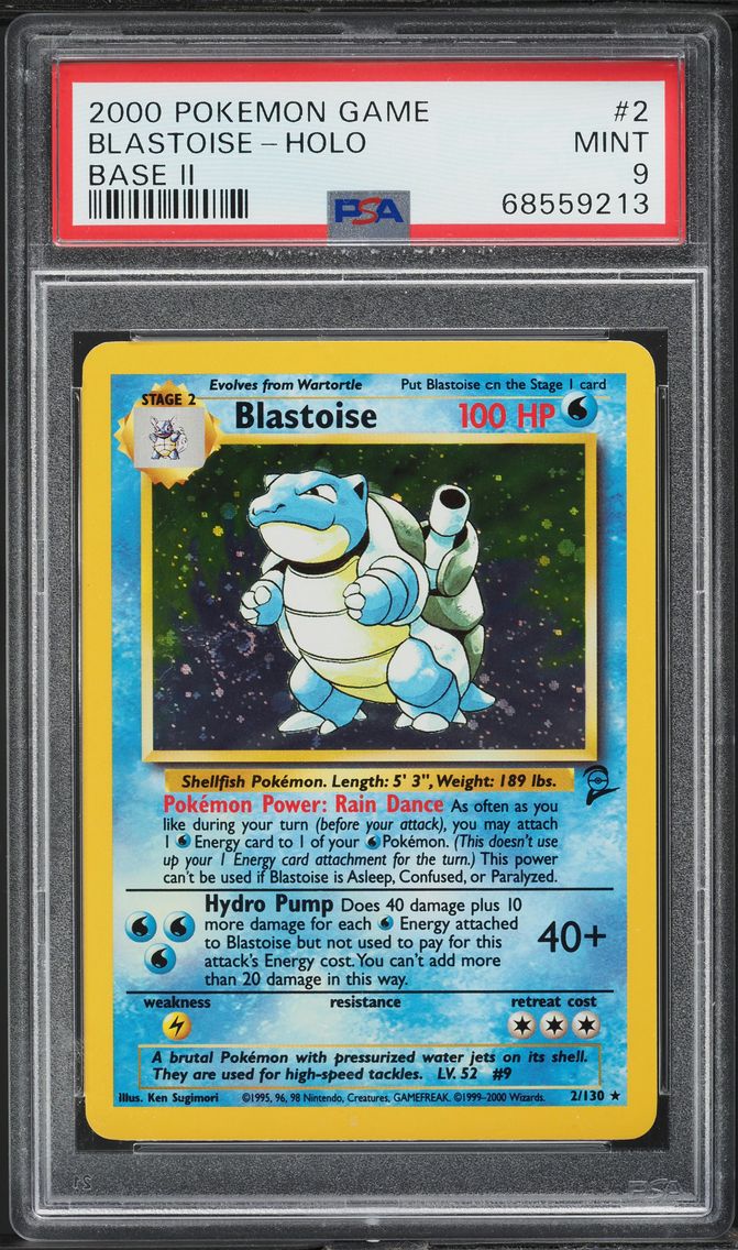 2000 #2 BASE SET 2 HOLO BLASTOIS