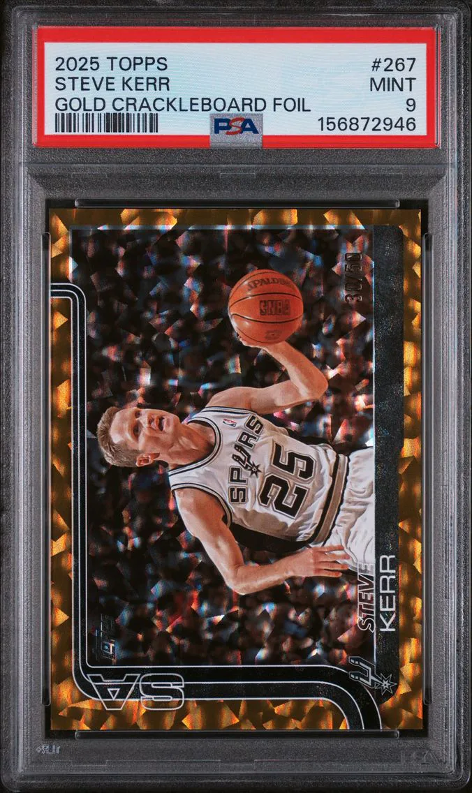 2025 #267 Steve Kerr PSA 9 Topps