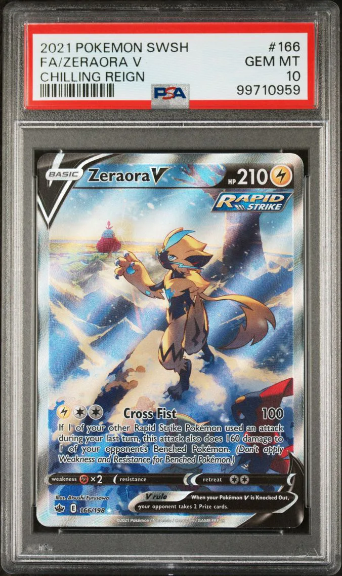 2021 #166 Full Art/Zeraora V PSA