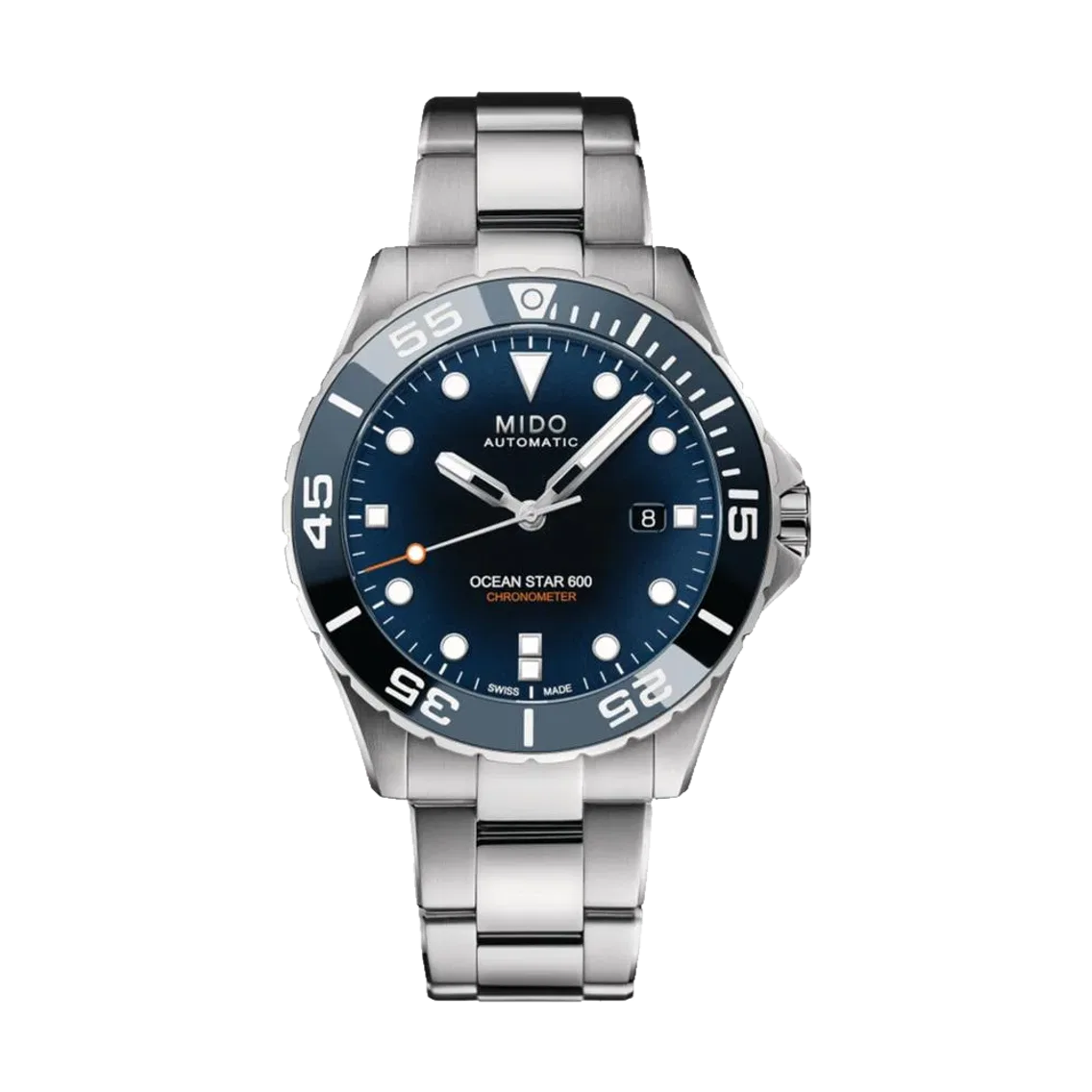 MIDO Ocean Star 600 Chronometer 43.5mm - Blue on Bracelet