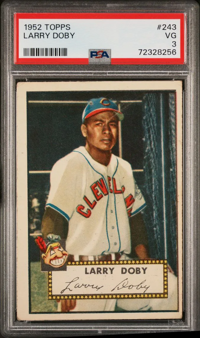 1952 #243 Larry Doby PSA 3 Topps