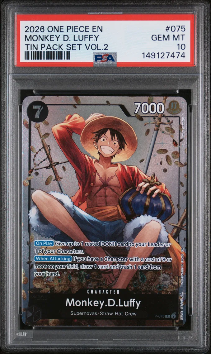 2026 #075 Monkey D. Luffy PSA 10 One Piece Promos