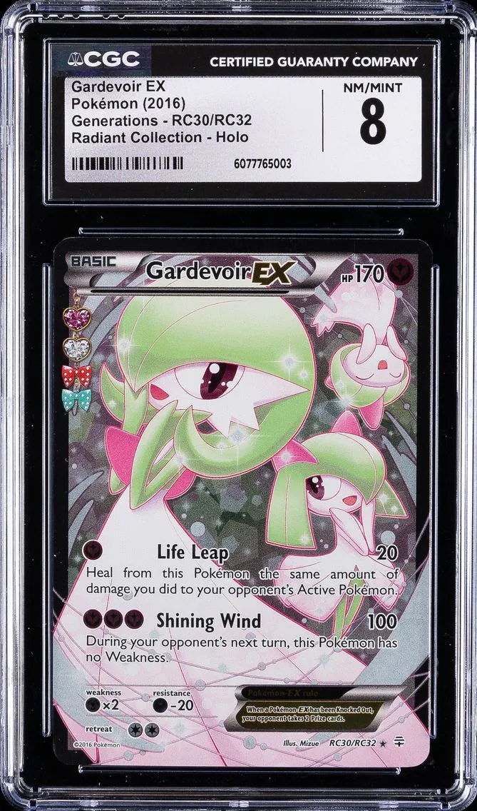 2016 #RC30 Full Art/Gardevoir EX CGC 8 XY Generations Radiant Collection Pokemon