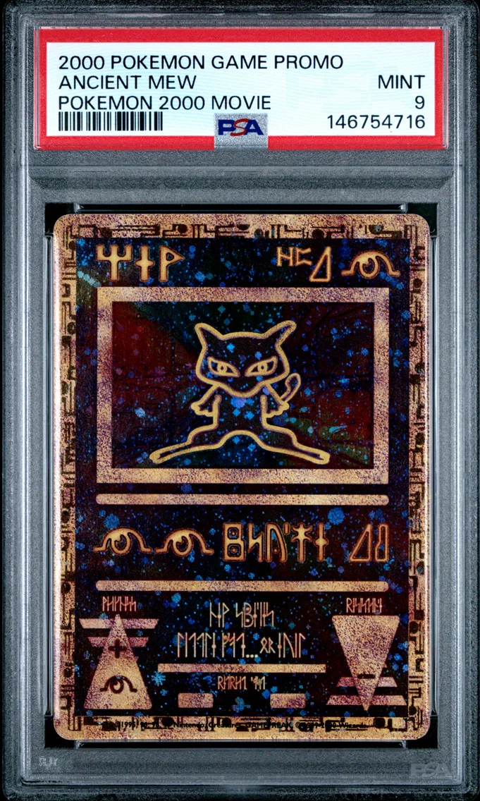 2000 #NA Ancient Mew PSA 9 Game Movie