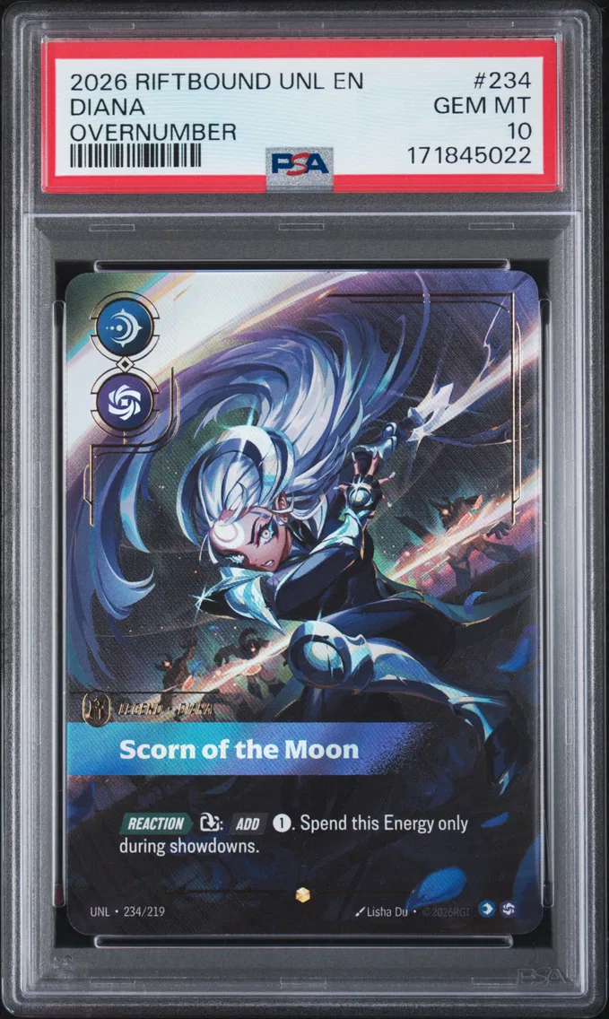 2026 #234 Diana - Scorn of the Moon PSA 10 Riftbound: League of Legends Unl-Unleashed
