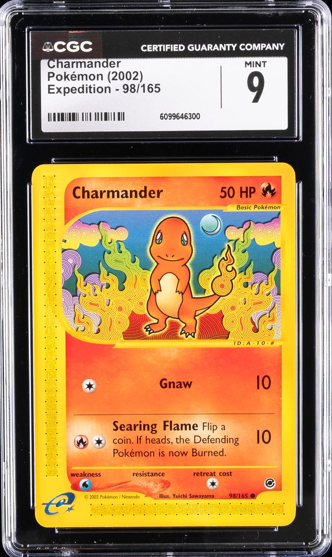 2002 #98 Charmander CGC 9 Expedition Pokemon