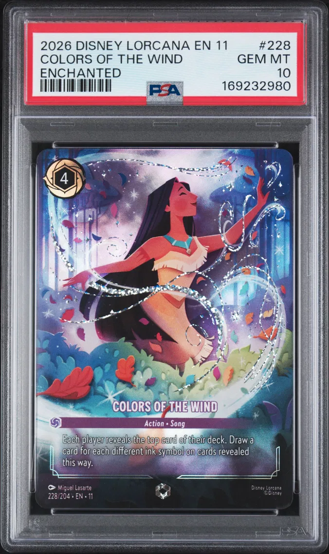 2026 #228 Colors of the Wind PSA 10 Disney Lorcana EN 11-Winterspell