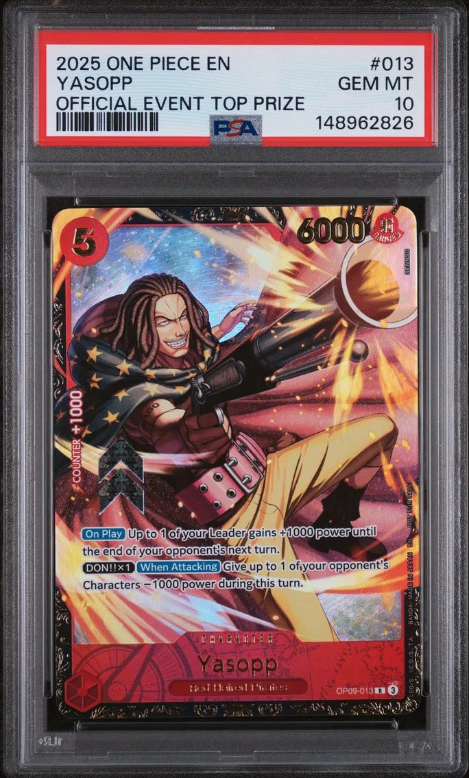 2025 #013 Yasopp PSA 10 One Piece Promos