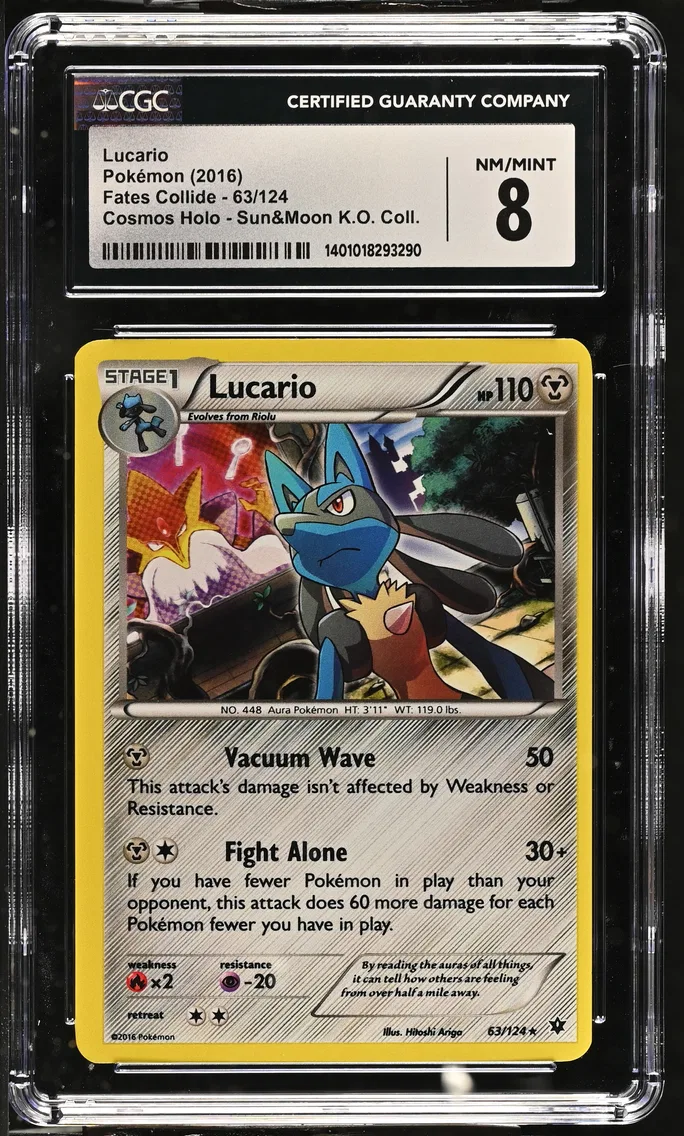 2016 #63 Lucario CGC 8 Fates Collide - English