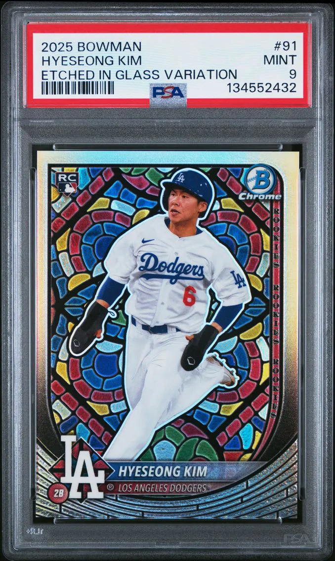 2025 #91 Hyeseong Kim PSA 9 Bowman