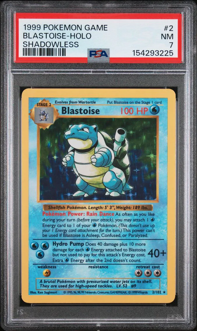 1999 #2 Blastoise-Holo Shadowles