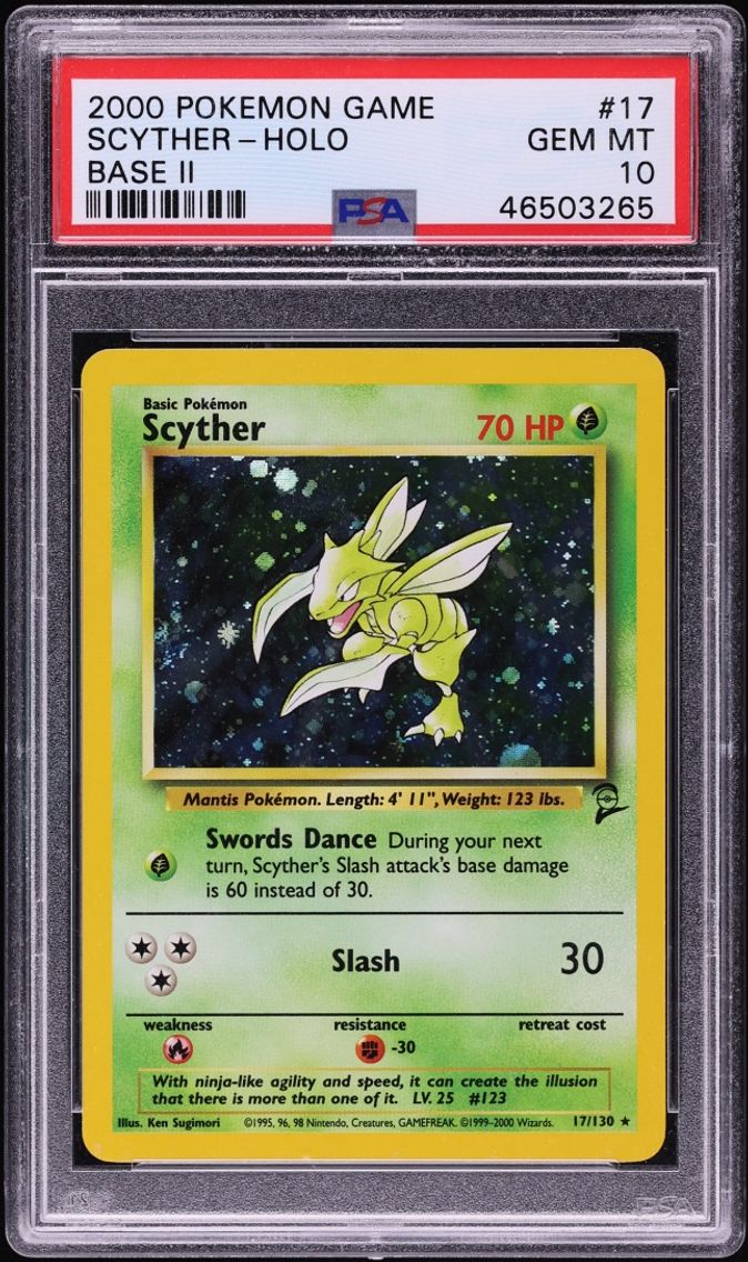 2000 Pokemon Base Set 2 Holo Scy
