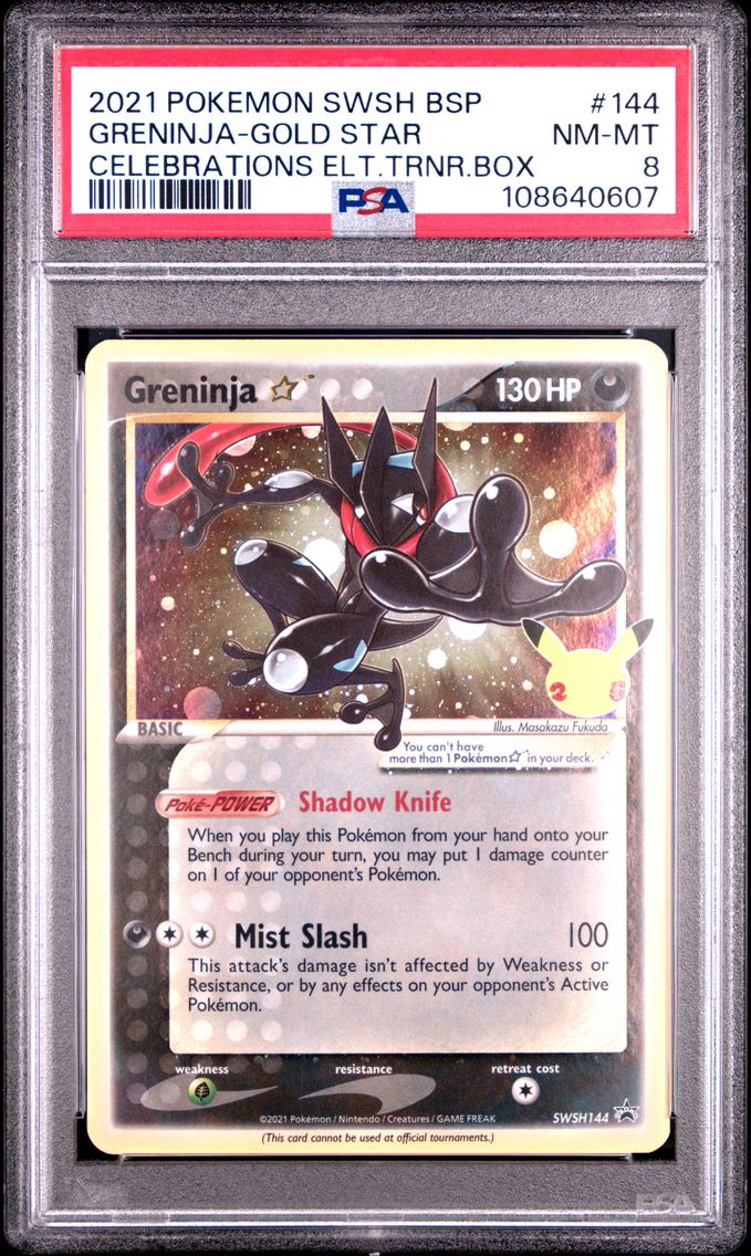 2021 #144 Greninja-Gold Star PSA