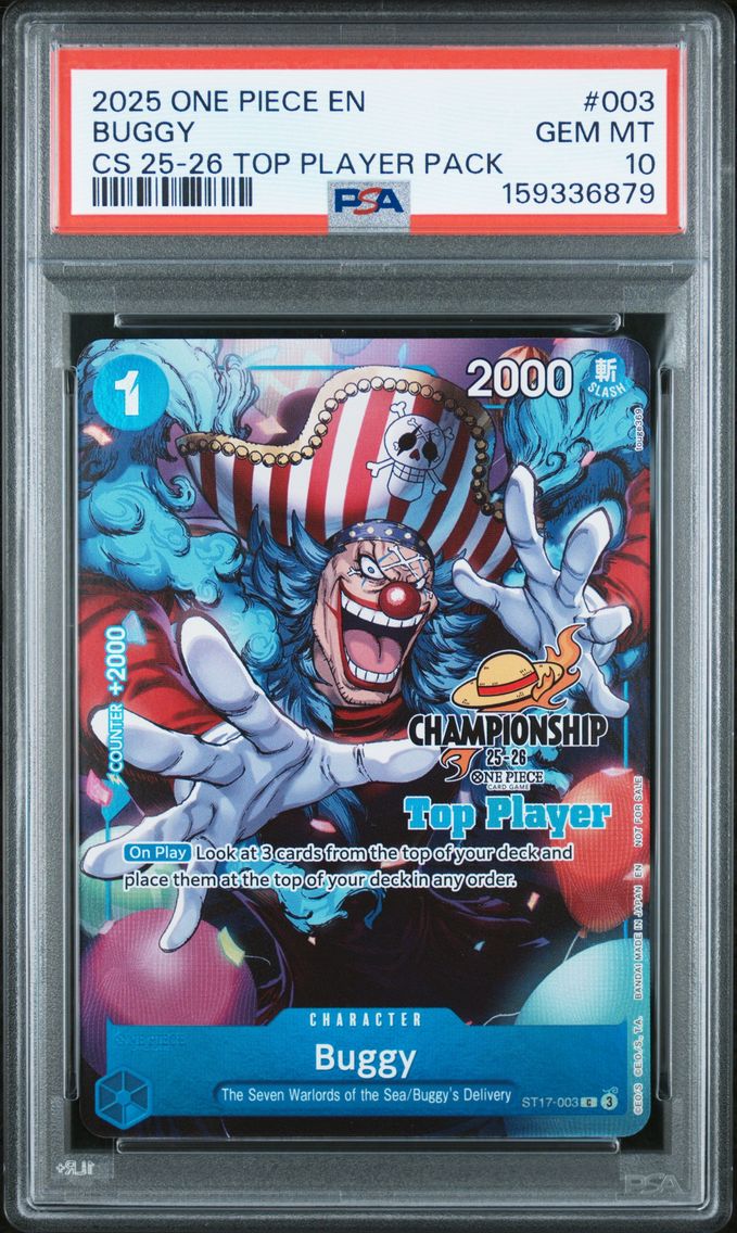 2025 #003 Buggy PSA 10 One Piece