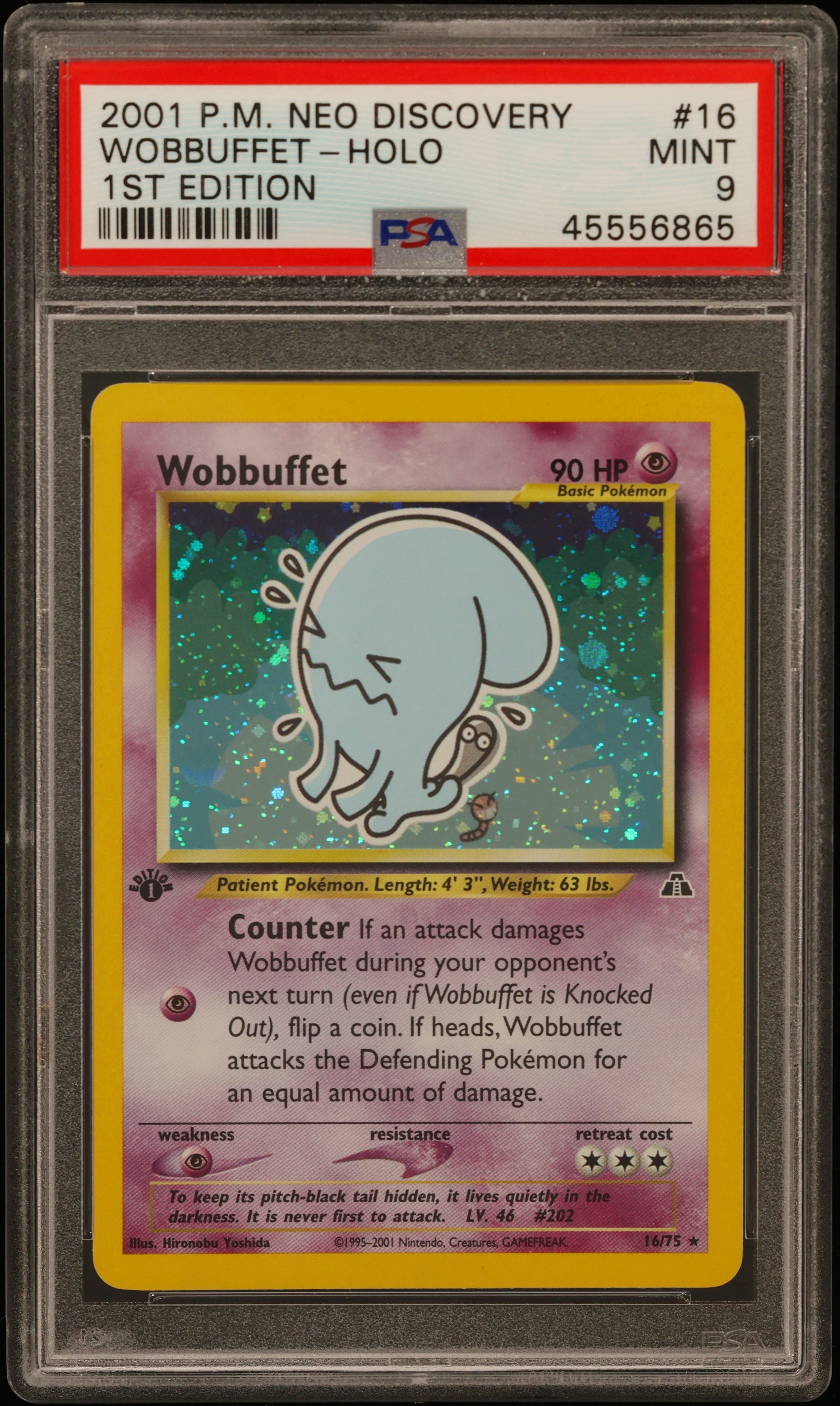 Wobbuffet-Holo 1st Edition
