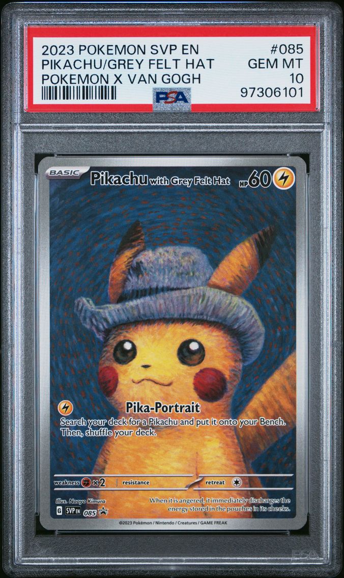 2023 #085 Pikachu With Grey Felt