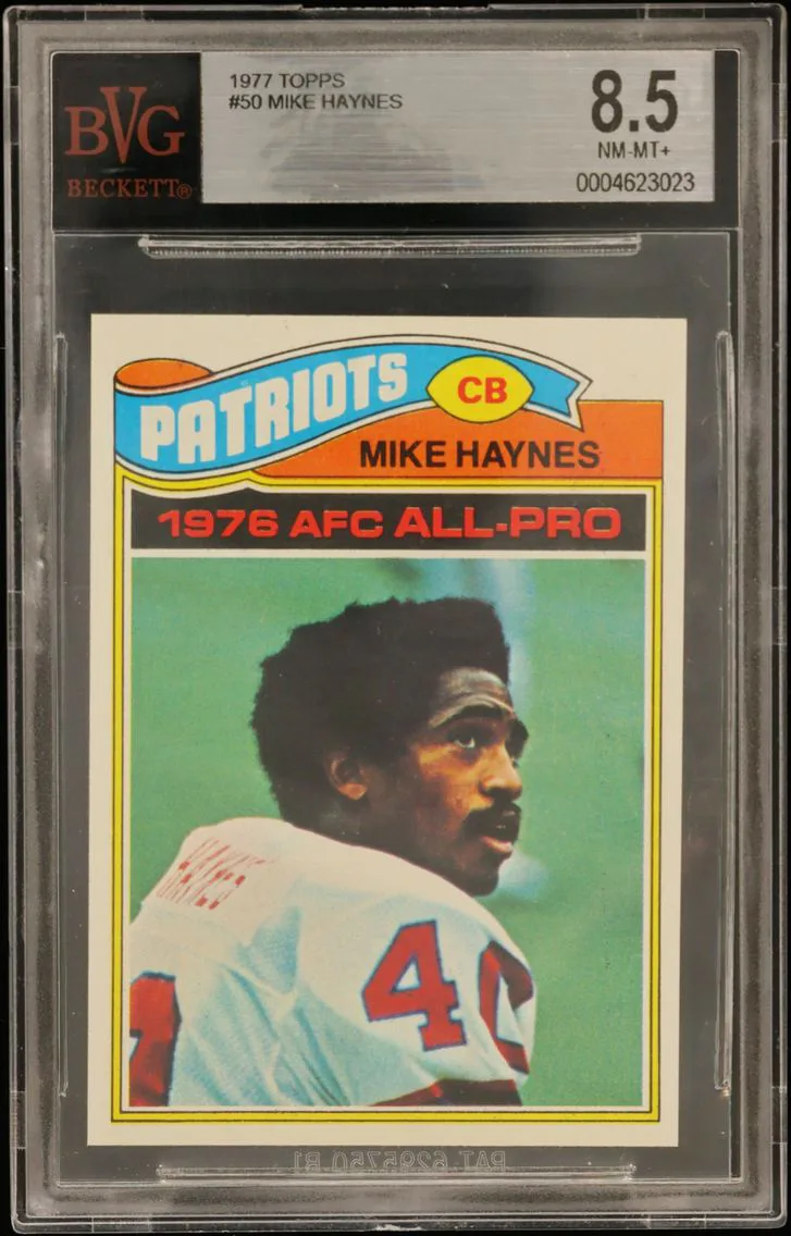 1977 #50 Mike Haynes RC BGS 8.5 Topps