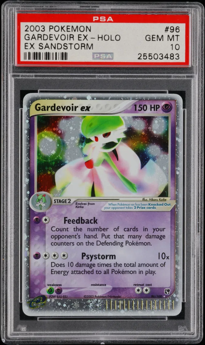 2003 #96 Gardevoir EX-Holo PSA 10 EX Sandstorm